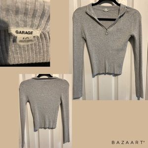 Half zip sweater
